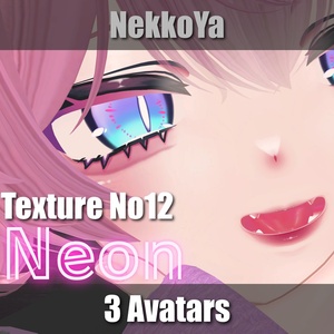 【3Avatars】Make&Eye Texture No12 -Neon-