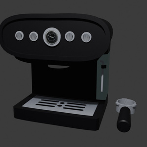 [3Dモデル]コーヒーメーカーセット