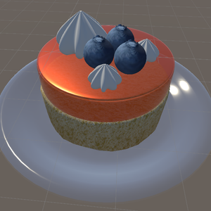 [3Dモデル]ケーキセット6