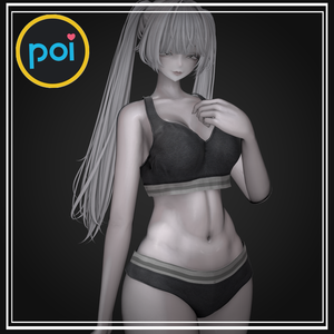 黒リム肌マテリアル【poiyomi】