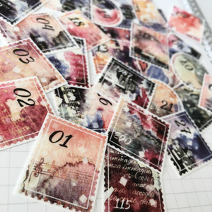 切手風 万年日付けシート