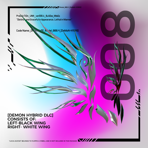 Dreamscape Series: Demon Hybrid DLC FOR LUCIA [Metallic Wings & Bladed Skirt]