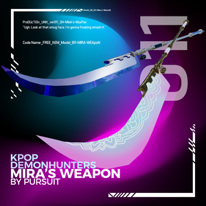 Kpop Demon Hunters Mira's Weapon [Free Item 002] |無料アイテム