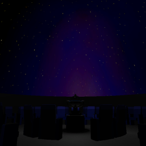 【星が廻る】プラネタリウム(半天球型)