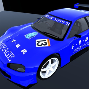 [3Dモデル]　某高速道路ゲーに出てくる34R