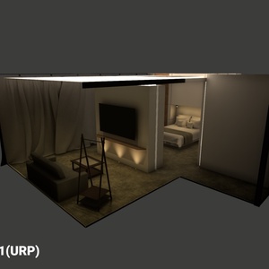 【VRChat】RBS BR03_Bedroom v2.0.0【睡眠ギミック設置済み】 缩略图 12