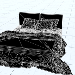 【VRChat/URP/HDRP 対応】RBS ModernBed-B【睡眠ギミック搭載済みベッド】 缩略图 12