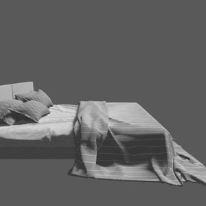 【VRChat/URP/HDRP 対応】RBS ModernBed-B【睡眠ギミック搭載済みベッド】 缩略图 4