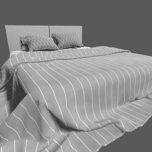 【VRChat/URP/HDRP 対応】RBS ModernBed-B【睡眠ギミック搭載済みベッド】 缩略图 8