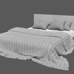 【VRChat/URP/HDRP 対応】RBS ModernBed-B【睡眠ギミック搭載済みベッド】 缩略图 6