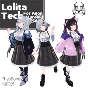 ロリータテック【あのんちゃん・むろむちゃん/サリアちゃん用衣装モデル】