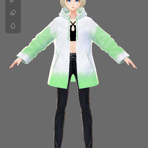 Gradient Hoodie-Green