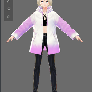Gradient Hoodie-Purple Pink
