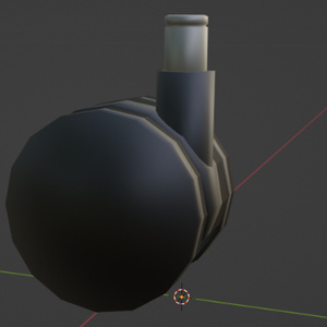 【3D】キャスター (Blend&FBX&UnityPackage)