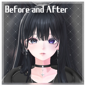 [海咲/Misaki対応]✦ HazeRay ✦Make＆EyeTexture BlendShape #Aspartame_VRC 缩略图 2