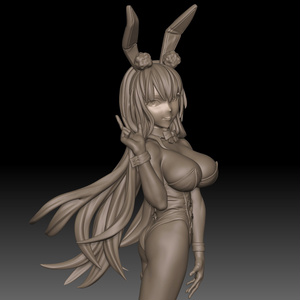アズールレーン ノースカロライナ バニーガール STL/ZTL for 3D printing