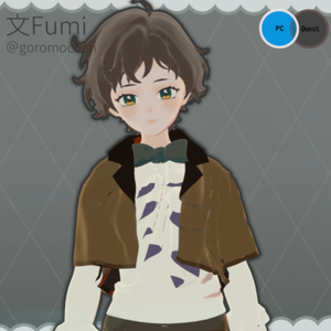 【無料】オリジナル３Dモデル「文Fumi」VRChat想定
