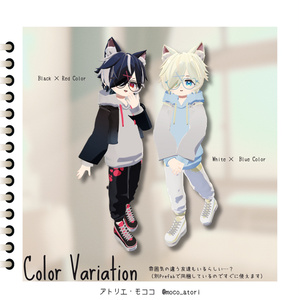 隣の席の三毛原くん / オリジナル3Dモデル 缩略图 6