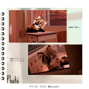 隣の席の三毛原くん / オリジナル3Dモデル 缩略图 7