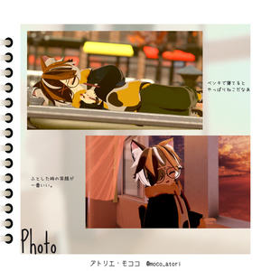 隣の席の三毛原くん / オリジナル3Dモデル 缩略图 8
