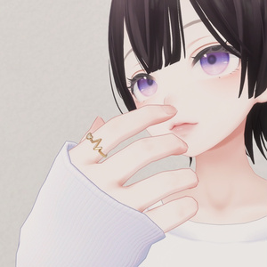 【無料】PulseRing - 心拍モチーフ指輪 缩略图 2