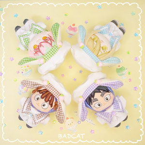 じゃがばた　ぬい服　12cm X12 10cmぬい服 12cmぬい服 夏服 春服 柄シャツ ぬいぐるみ服