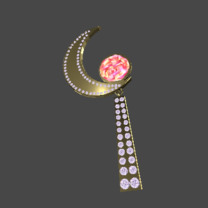 moon earring