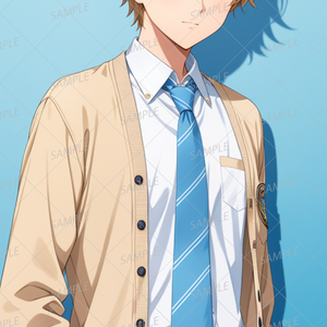 【学園】金髪のイケメン男子学生