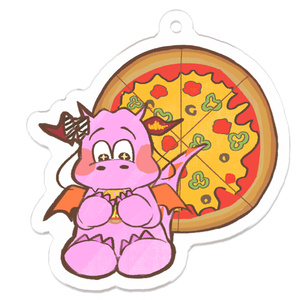 【非公式】Pizza Dragonアクリルキーホルダー2種類
