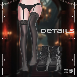【VRC衣装】 Crimson Kitty  【15 AVATAR】 缩略图 5