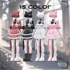 【VRC衣装】 Crimson Kitty  【15 AVATAR】 缩略图 11