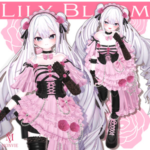 【VRC衣装】🌹Liliy Bloom 🔪【16 AVATAR】 缩略图 4
