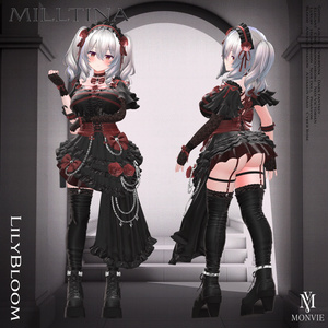 【VRC衣装】🌹Liliy Bloom 🔪【16 AVATAR】 缩略图 16