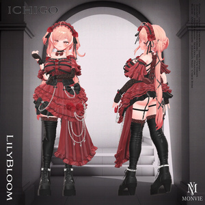 【VRC衣装】🌹Liliy Bloom 🔪【16 AVATAR】 缩略图 17