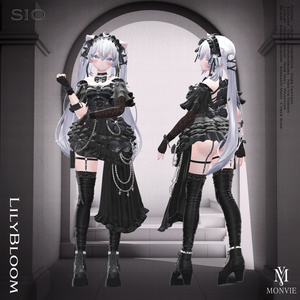 【VRC衣装】🌹Liliy Bloom 🔪【16 AVATAR】 缩略图 23