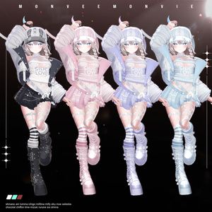 【VRC衣装】☠️Scarlet Rouge 🔪【17 AVATAR】 缩略图 17
