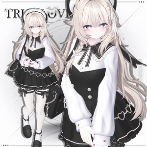 【VRC衣装】🤍TRUE LOVE🖤【17 AVATAR】 缩略图 6