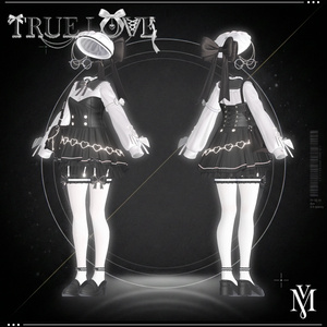 【VRC衣装】🤍TRUE LOVE🖤【17 AVATAR】 缩略图 9