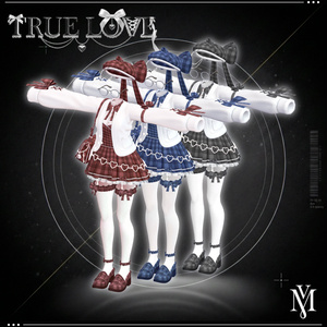 【VRC衣装】🤍TRUE LOVE🖤【17 AVATAR】 缩略图 16