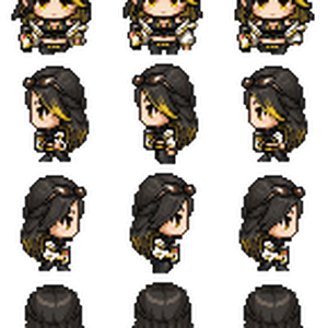 〇風〇夜　RPGツクールMZ対応キャラチップ