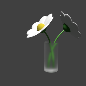 3D素材(花)