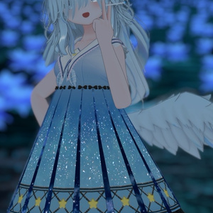 【７アバター対応】夜空のワンピース【for Izul_Re, Seraphina, Reflet, Fluria, Soleil, Refrain, and Kikyo】 缩略图 14