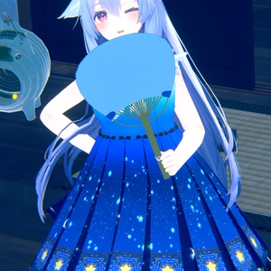 【７アバター対応】夜空のワンピース【for Izul_Re, Seraphina, Reflet, Fluria, Soleil, Refrain, and Kikyo】 缩略图 16