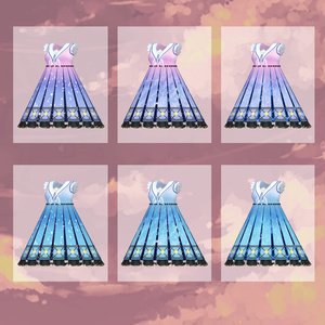 【７アバター対応】夜空のワンピース【for Izul_Re, Seraphina, Reflet, Fluria, Soleil, Refrain, and Kikyo】 缩略图 10