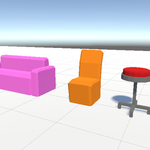 3Dモデル イス