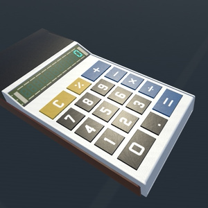 電卓 Working Calculator - Elorg 801 (1978) VRChat Prop