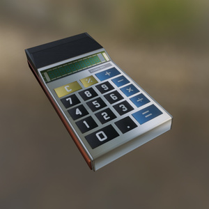 電卓 Working Calculator - Elorg 801 (1978) VRChat Prop 缩略图 3