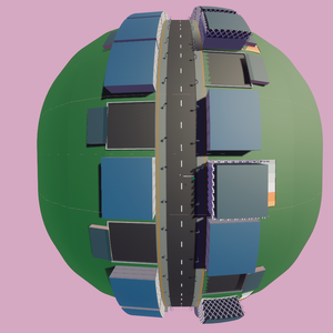 Vertex Shader TinyPlanet & Endless Runner — For VRCHAT 