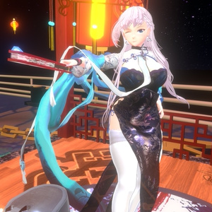 VRChat/VRM [Belfast] - 3D model [AzurLane] + Project Files 缩略图 9