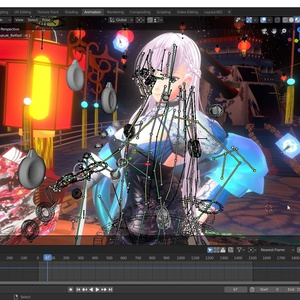 VRChat/VRM [Belfast] - 3D model [AzurLane] + Project Files 缩略图 11